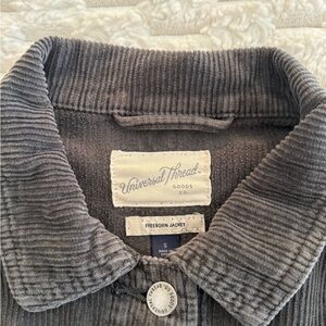 Universal Thread Charcoal Corduroy Jacket
